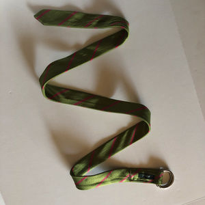 J Crew Stiped Silk Belt for the Most Svelte!